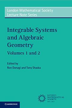 portada Integrable Systems and Algebraic Geometry 2 Volume Paperback Set (in English)