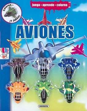 portada Aviones (Colorea y Juega) (in Spanish)