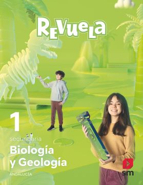 portada Biología y Geología. 1 Secundaria. Revuela. Andalucía (in Spanish)