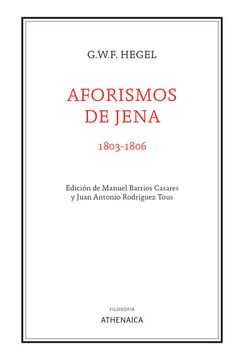 portada Aforismos de Jena (1803-1806) 