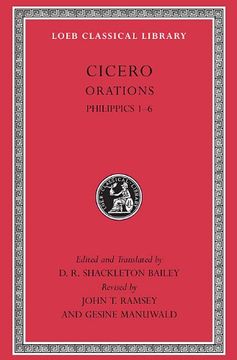 portada Cicero, Xva, Orations: Philippics 1-6 (Loeb Classical Library) (en Inglés)