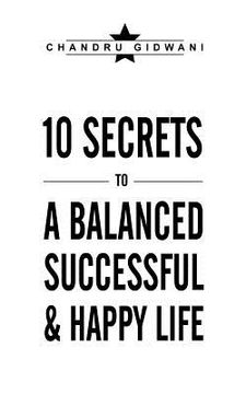 portada ten secrets to a balanced successful & happy life (en Inglés)
