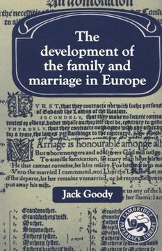 portada The Development of the Family and Marriage in Europe Paperback (Past and Present Publications) 