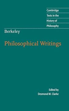 portada Berkeley: Philosophical Writings Hardback (Cambridge Texts in the History of Philosophy) (en Inglés)
