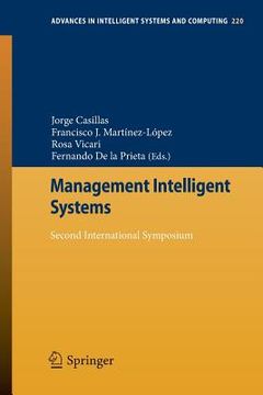 portada Management Intelligent Systems: Second International Symposium (in English)