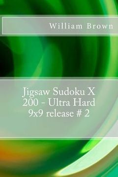 portada Jigsaw Sudoku X 200 - Ultra Hard 9x9 release # 2 (in English)