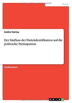 portada Der Einfluss der Parteiidentifikation auf die politische Partizipation (German Edition)