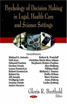 portada Psychology of Decision Making in Legal, Health Care and Science Settings