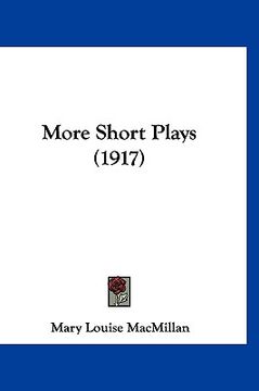 portada more short plays (1917) (in English)