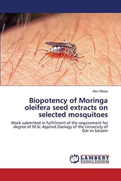 portada Biopotency of Moringa oleifera seed extracts on selected mosquitoes
