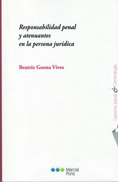 portada Responsabilidad penal y atenuantes en la persona jurídica
