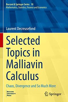 portada Selected Topics in Malliavin Calculus (en Inglés)