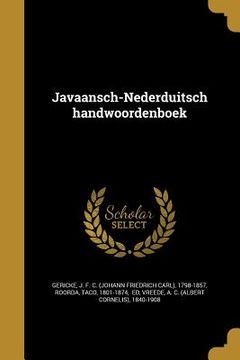 portada Javaansch-Nederduitsch handwoordenboek