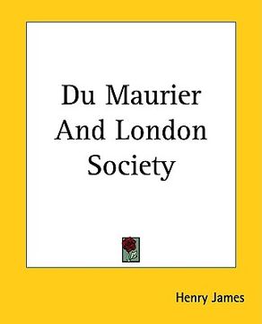 portada du maurier and london society (in English)