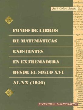 portada fondo de libros de matemáticas existentes en extremadura desde el s.xvi al xx (1930)
