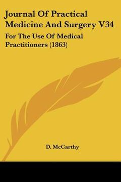 portada journal of practical medicine and surgery v34: for the use of medical practitioners (1863)