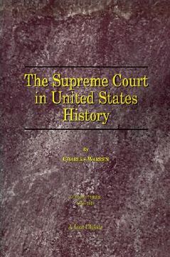 portada the supreme court in united states history: volume three: 1856-1918 (en Inglés)