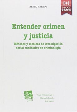 portada Entender Crimen y Justicia (Criminología y Educación Social)
