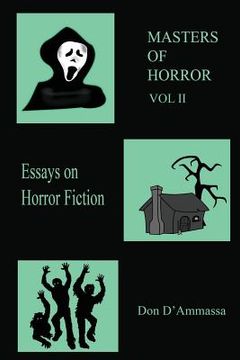 portada Masters of Horror: Volume Two: More Essays on Horror Fiction (en Inglés)
