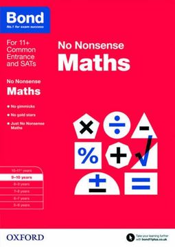 portada Bond: Maths: No Nonsense: 9-10 Years
