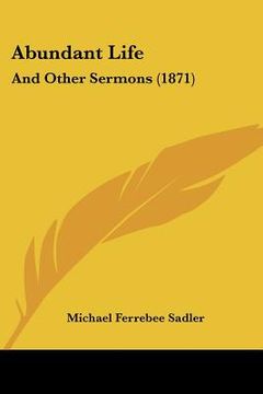 portada abundant life: and other sermons (1871) (en Inglés)
