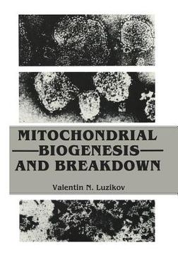 portada Mitochondrial Biogenesis and Breakdown (in English)