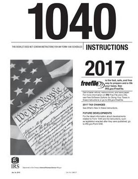 portada 1040 Instructions 2017 (en Inglés)
