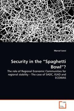 portada security in the "spaghetti bowl"? (en Inglés)