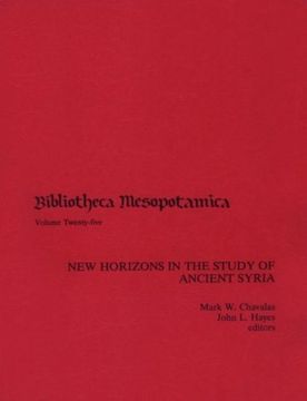 portada New Horizons in the Study of Ancient Syria(Undena Pubn)