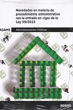 portada Novedades en Materia de Procedimiento Administ. 39 (in Spanish)