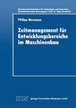 portada Zeitmanagement für Entwicklungsbereiche im Maschinenbau (en Alemán)