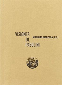 portada Visiones de Pasolini (in Spanish)
