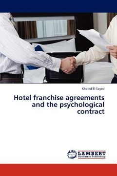 portada hotel franchise agreements and the psychological contract (en Inglés)