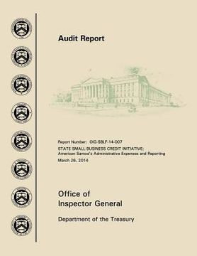 portada State Small Business Credit Initiative: American Samoa's Administrative Expenses and Reporting