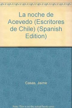 portada La Noche de Acevedo (Colección Escritores de Chile)