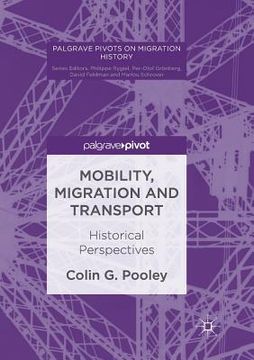 portada Mobility, Migration and Transport: Historical Perspectives (en Inglés)