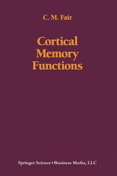 portada Cortical Memory Functions (in English)