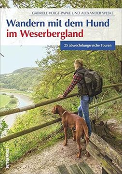 portada Wandern mit dem Hund im Weserbergland (Sutton Freizeit) (en Alemán)