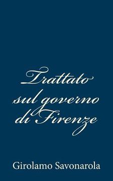 portada Trattato sul governo di Firenze (in Italian)