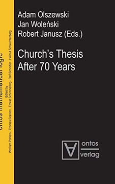 portada Church's Thesis After 70 Years (Ontos Mathematical Logic) (en Inglés)