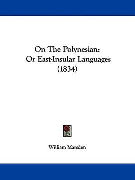 portada on the polynesian: or east-insular languages (1834) (en Inglés)