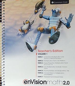 portada enVisionmath2.0 - 2016 Common Core Teacher Edition Volume 1 Grade 3