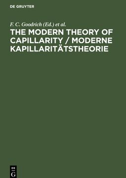 portada The Modern Theory of Capillarity / Moderne Kapillaritätstheorie: To the Centennial of Gibbs' Theory of Capillarity (en Inglés)