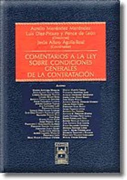portada comentarios a la ley sobre condiciones generales de la contratación (in Spanish)