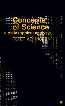 portada concepts of science: a philosophical analysis (in English)