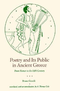portada poetry and its public in ancient greece: from homer to the fifth century (en Inglés)