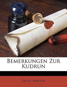 portada Bemerkungen Zur Kudrun (en Alemán)
