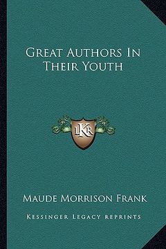 portada great authors in their youth