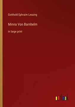 portada Minna von Barnhelm (en Inglés)