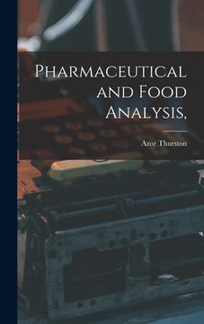 portada Pharmaceutical and Food Analysis, (en Inglés)